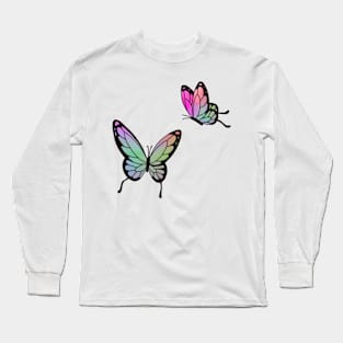 Colorful Butterfly Long Sleeve T-Shirt